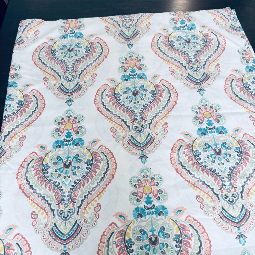 Cynthia Rowley Shower Curtain Bohemian Print Rainbow Multicolor